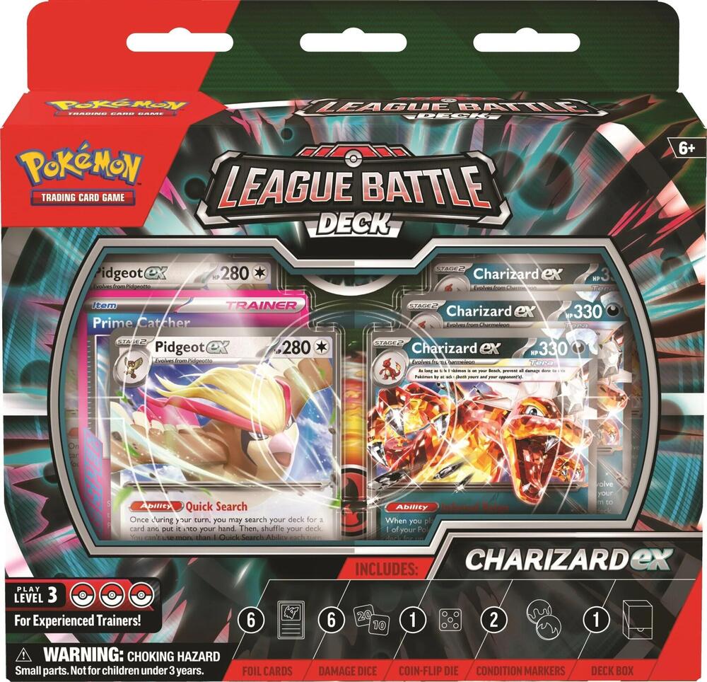 Pokemon TCG: Charizard ex League Battle Deck from Side Quest Games & Collectibles!