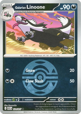 Galarian Linoone (Dusk Ball)