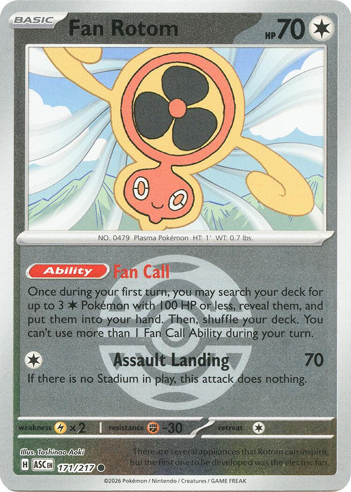 Fan Rotom - 171/217 (Dusk Ball)