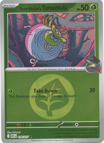 Team Rocket's Tarountula (Energy Symbol Pattern)