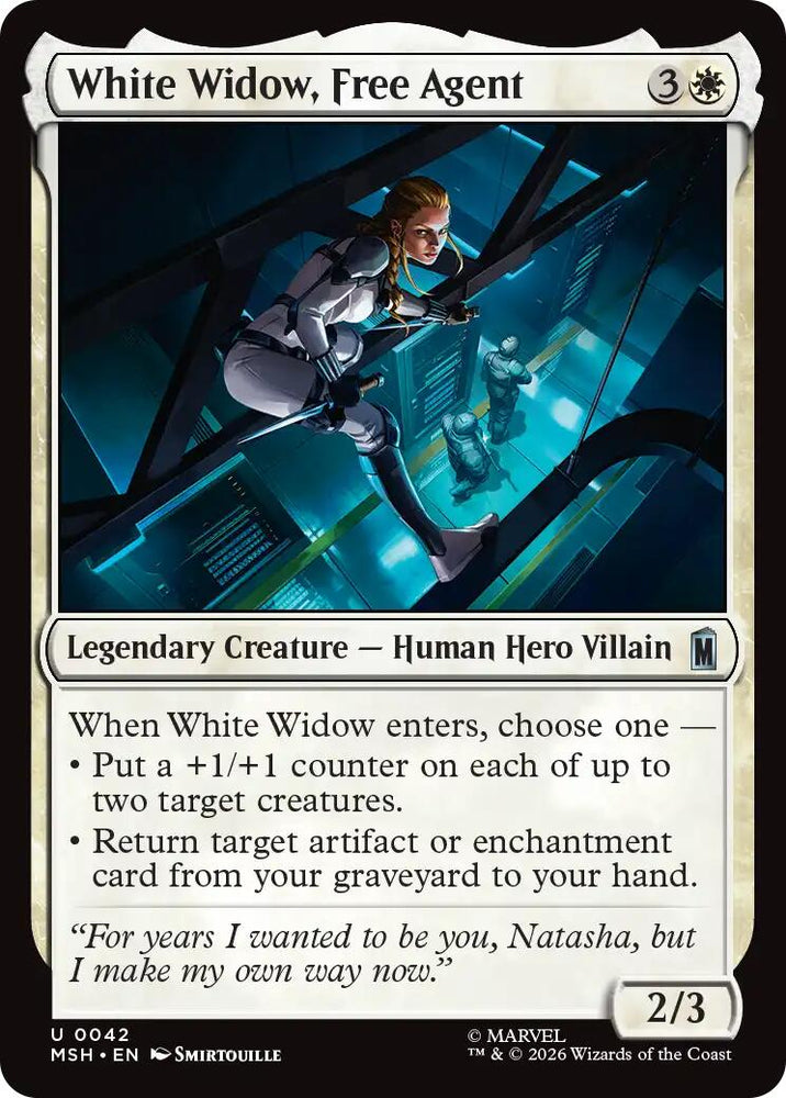 White Widow, Free Agent