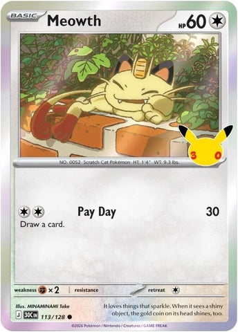 Meowth - 113/128