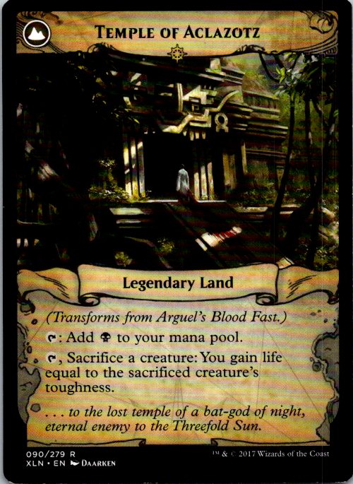 Arguel's Blood Fast (Back)