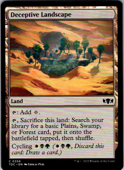 Deceptive Landscape