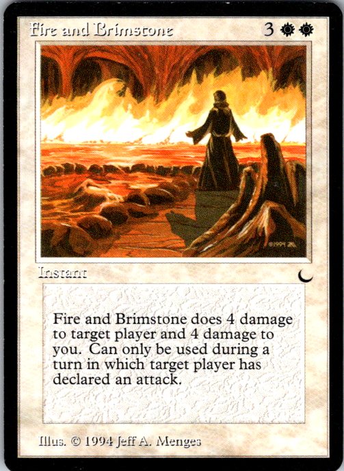 Fire and Brimstone