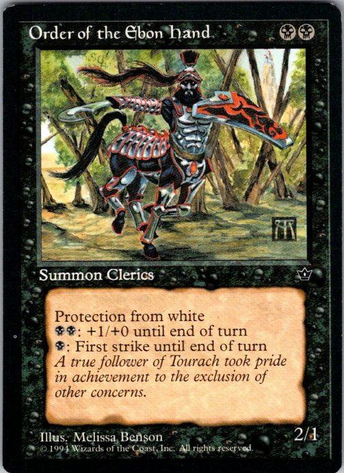 Order of the Ebon Hand (Benson)