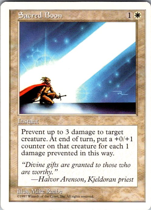 Sacred Boon