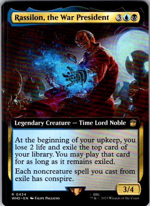 Rassilon, the War President (Extended Art)