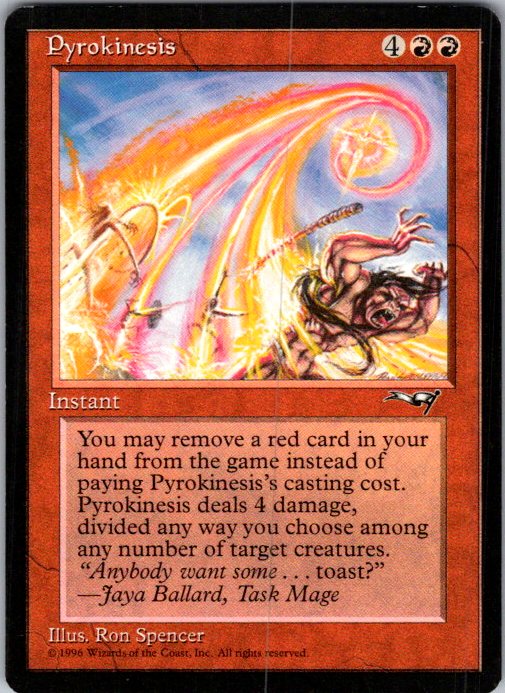 Pyrokinesis