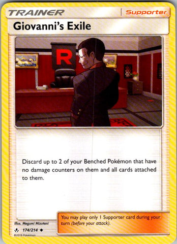 Giovanni's Exile