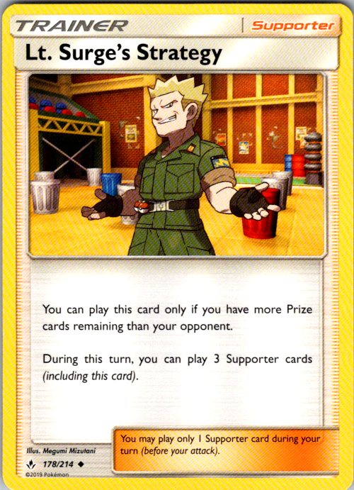 Lt. Surge's Strategy
