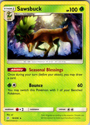 Sawsbuck - 16/236 (Prerelease Kit Exclusive)