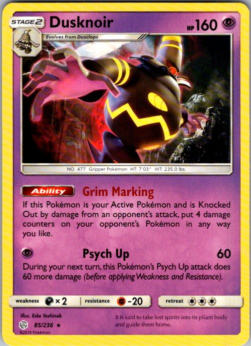 Dusknoir - 85/236 (Prerelease Kit Exclusive)