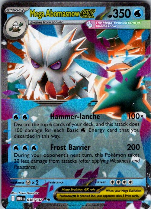 Mega Abomasnow ex - 036/132