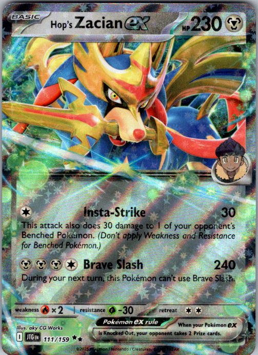 Hop's Zacian ex - 111/159