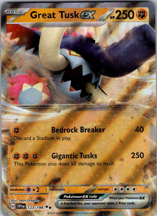 Great Tusk ex - 123/198
