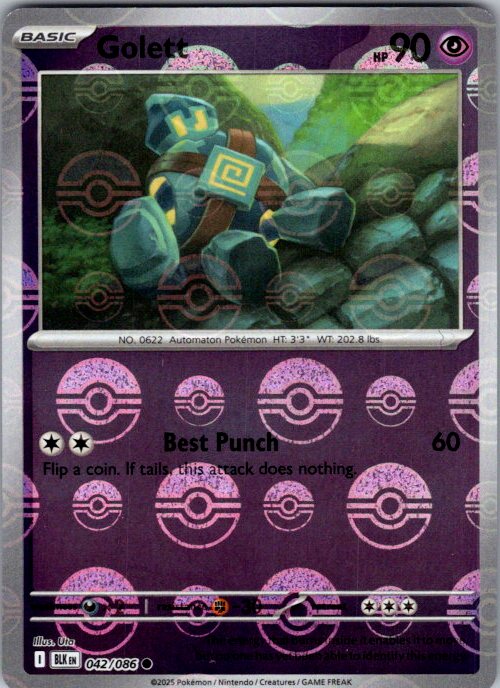 Golett (Poke Ball Pattern)