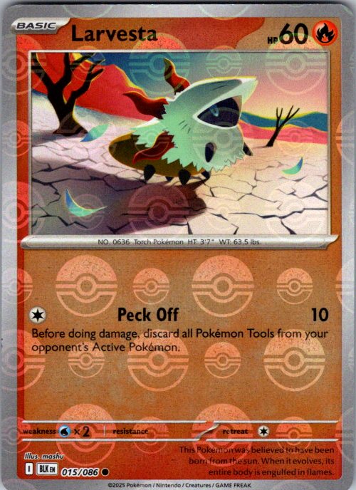 Larvesta (Poke Ball Pattern)