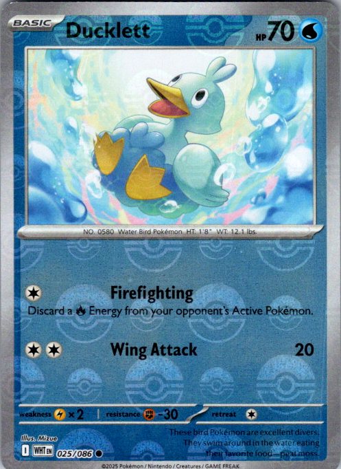 Ducklett (Poke Ball Pattern)