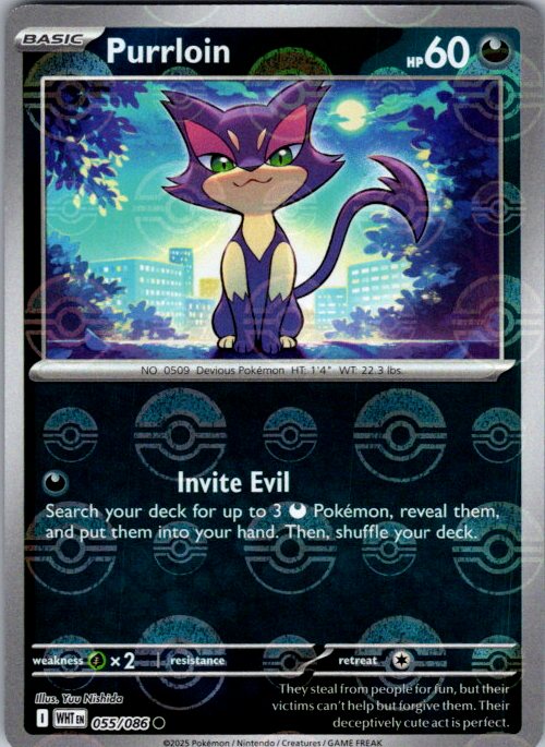 Purrloin (Poke Ball Pattern)