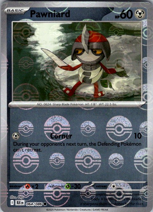 Pawniard (Poke Ball Pattern)