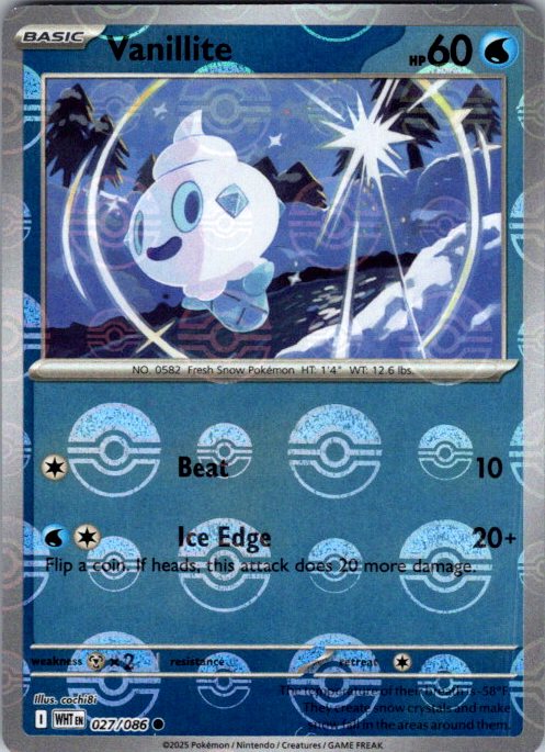Vanillite (Poke Ball Pattern)