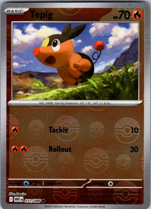 Tepig (Poke Ball Pattern)