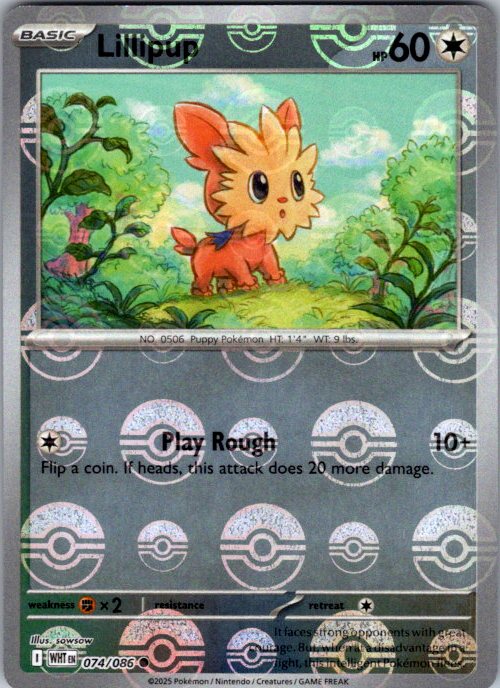 Lillipup (Poke Ball Pattern)