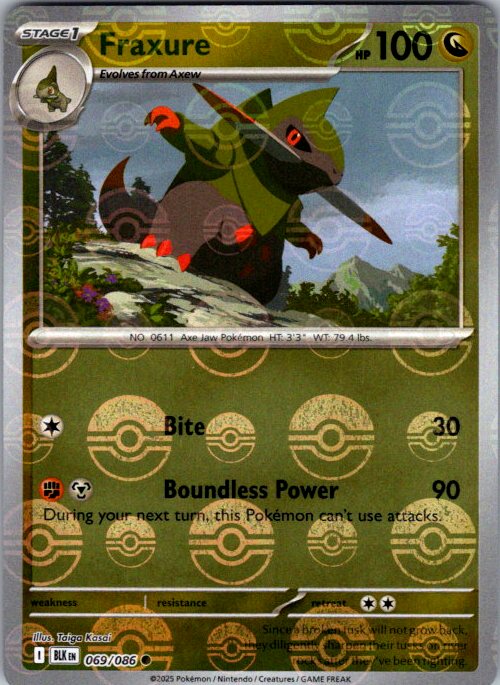 Fraxure (Poke Ball Pattern)