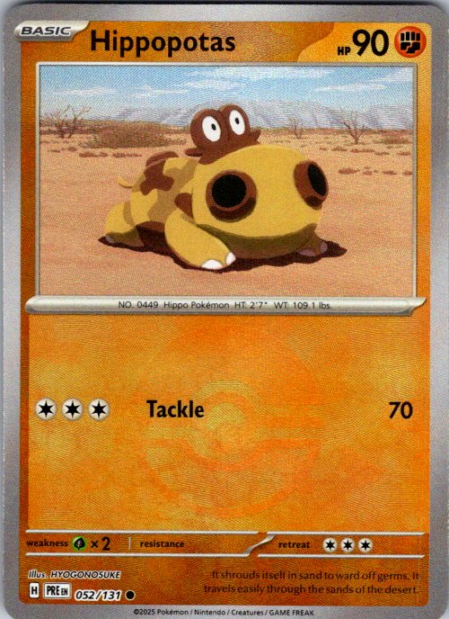 Hippopotas (Poke Ball Pattern)