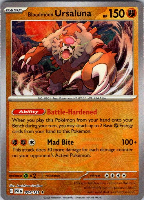 Bloodmoon Ursaluna (Poke Ball Pattern)