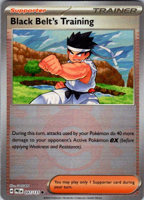 Black Belt's Training - 097/131 (Poke Ball Pattern)