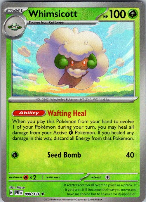 Whimsicott (Poke Ball Pattern)
