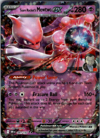 Team Rocket's Mewtwo ex - 081/182
