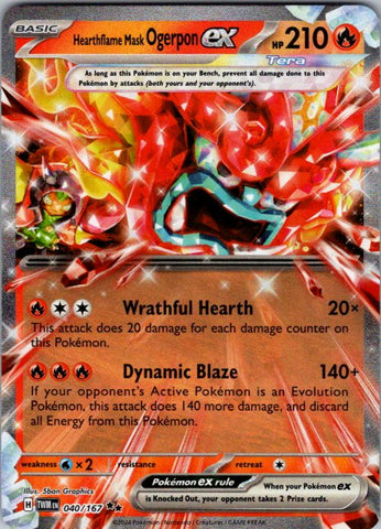 Hearthflame Mask Ogerpon ex - 040/167