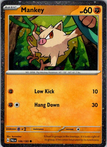 Mankey - 106/193 (Cosmos Holo)