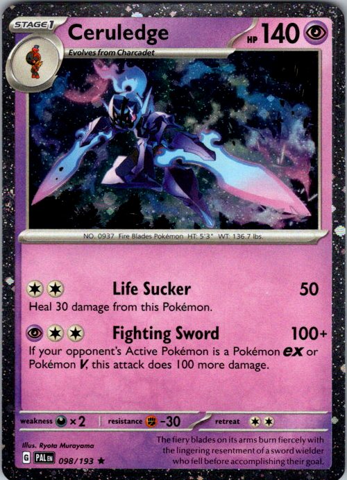 Ceruledge - 098/193 (Cosmos Holo)