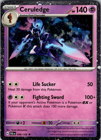 Ceruledge - 098/193 (Cosmos Holo)
