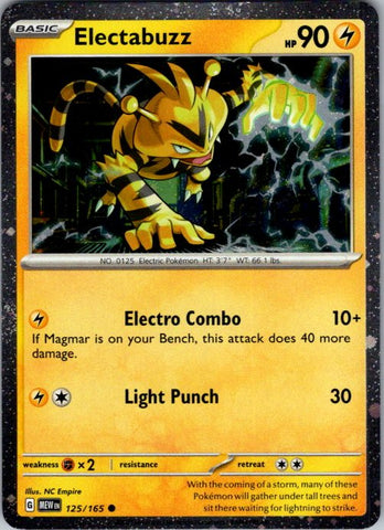 Electabuzz - 125/165 (Cosmos Holo)