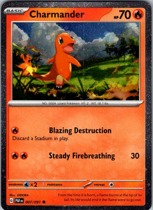 Charmander - 007/091 (Cosmos Holo)
