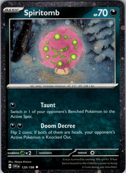 Spiritomb - 129/198 (Cosmos Holo)