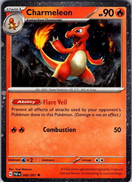 Charmeleon - 008/091 (Cosmos Holo)