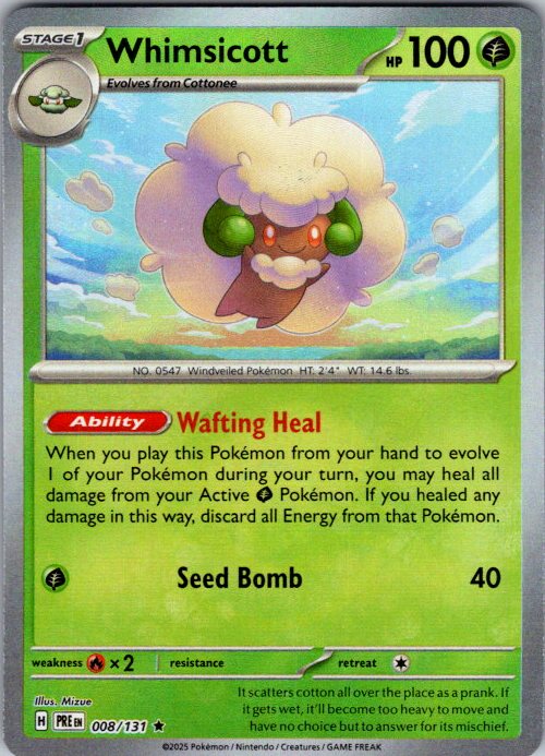 Whimsicott (Poke Ball Pattern)