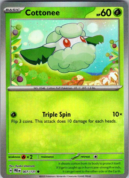 Cottonee (Poke Ball Pattern)