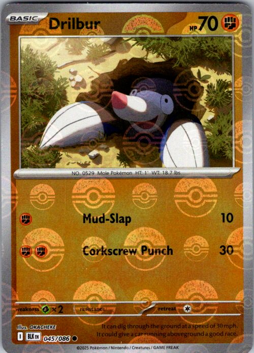 Drilbur (Poke Ball Pattern)