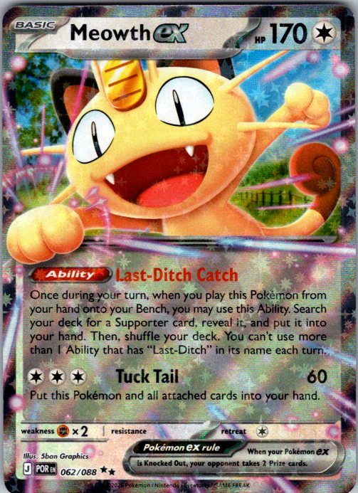 Meowth ex - 062/088