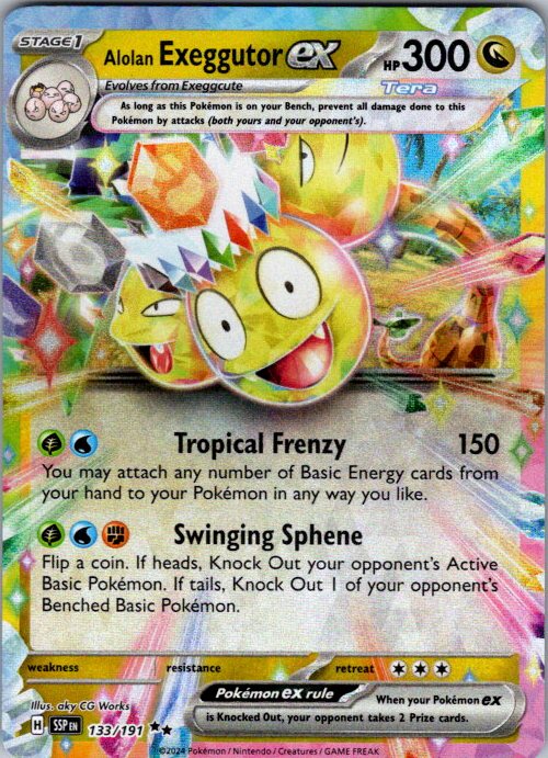 Alolan Exeggutor ex - 133/191