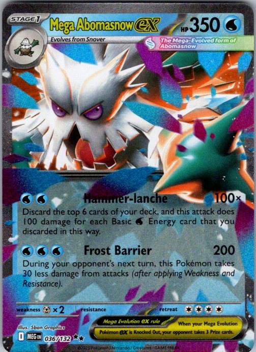Mega Abomasnow ex - 036/132