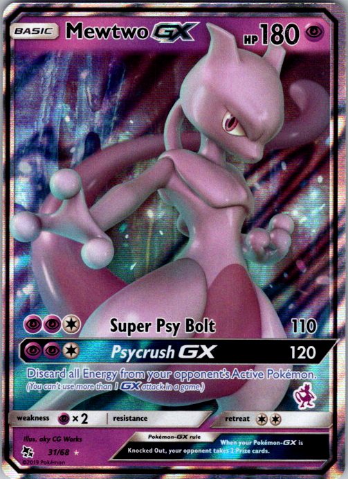 Mewtwo GX - 31/68 (Mewtwo Stamped)