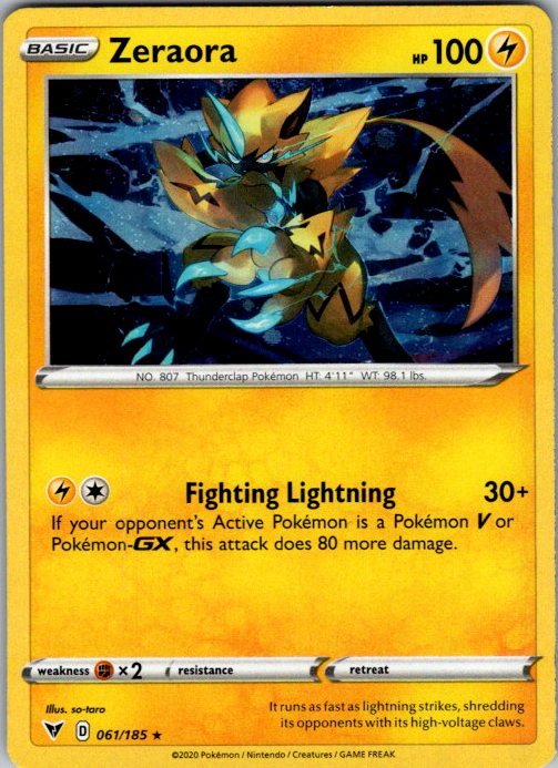 Zeraora - 061/185 (Cosmos Holo)